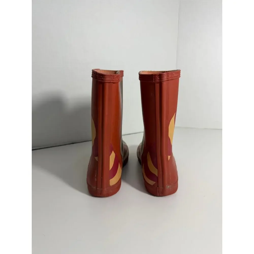 Hunter Kids Red Panda Rain Boots Size 12 Unisex